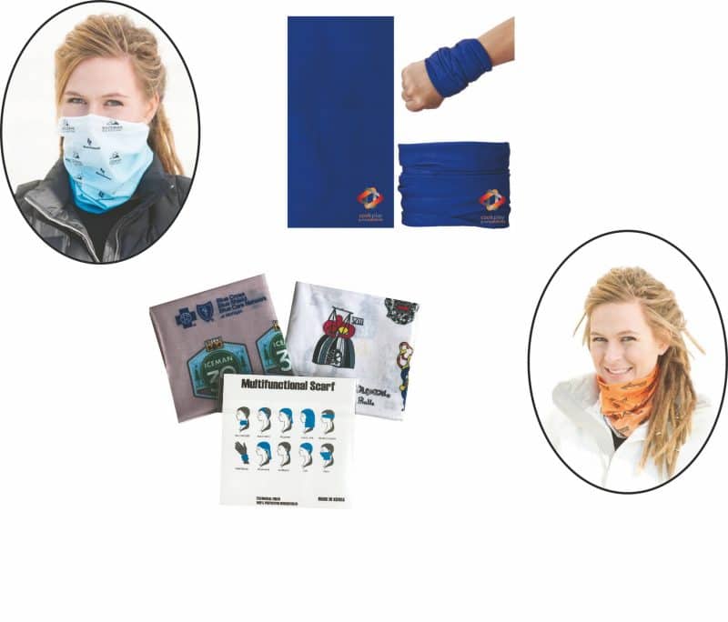 100% Microfiber Multi Functional Scarf/Neck-Wrap/Tube - 1