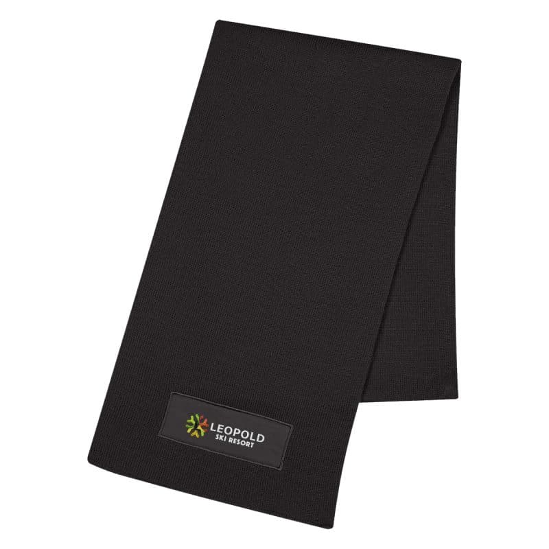 Knit Scarf With Patch - 5