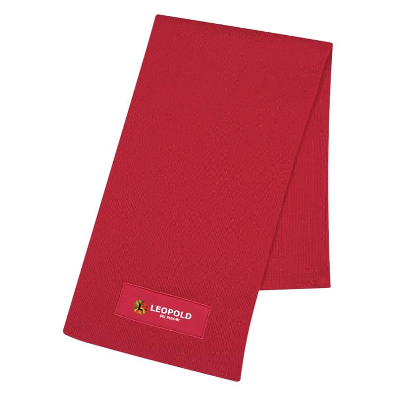 Knit Scarf With Patch - 9