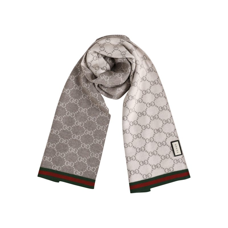 Gucci Doubleface Reversible Men' Gg Scarf