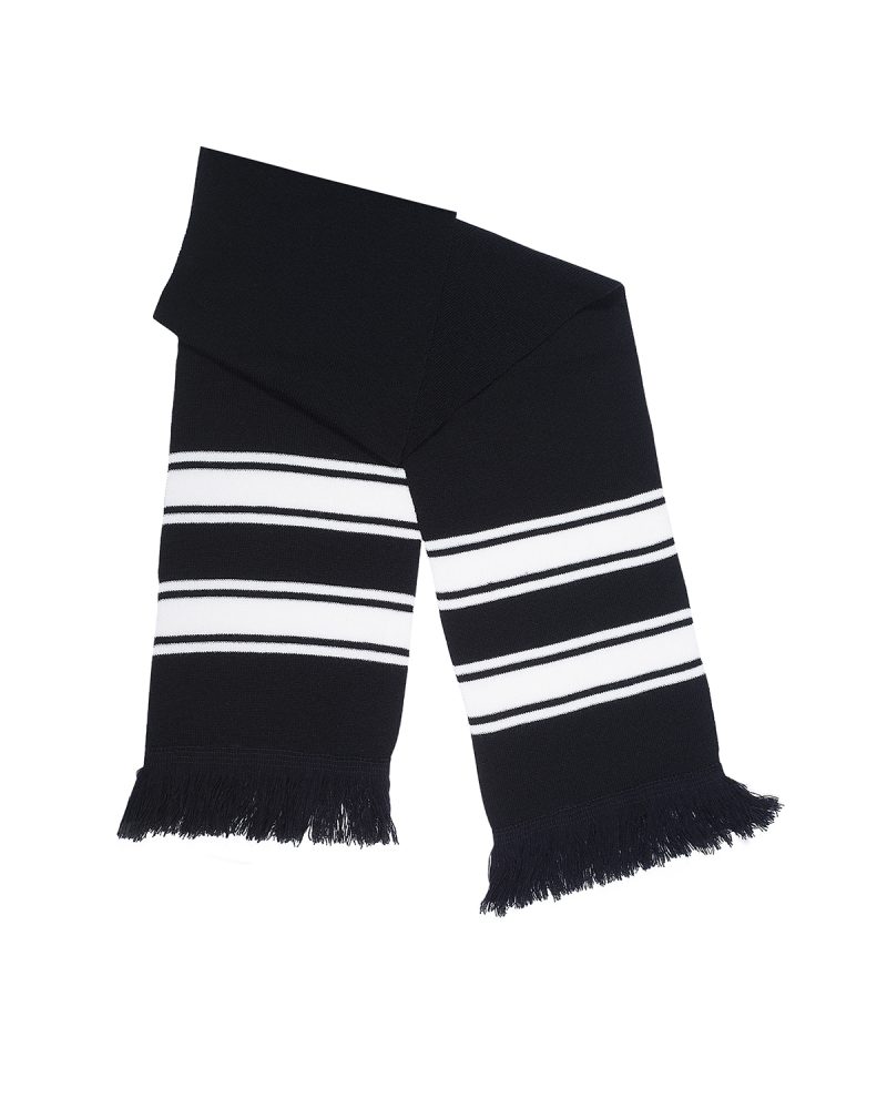 Stripe Knit Scarf - 1