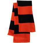 Sportsman Rugby-Striped Knit Scarf - 8