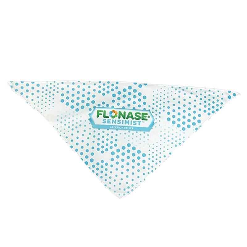 Small Full Color Sublimated Triangle Pet Bandana